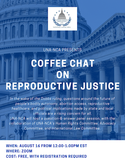 8.16.22 Coffee Chat Reproductive Justice